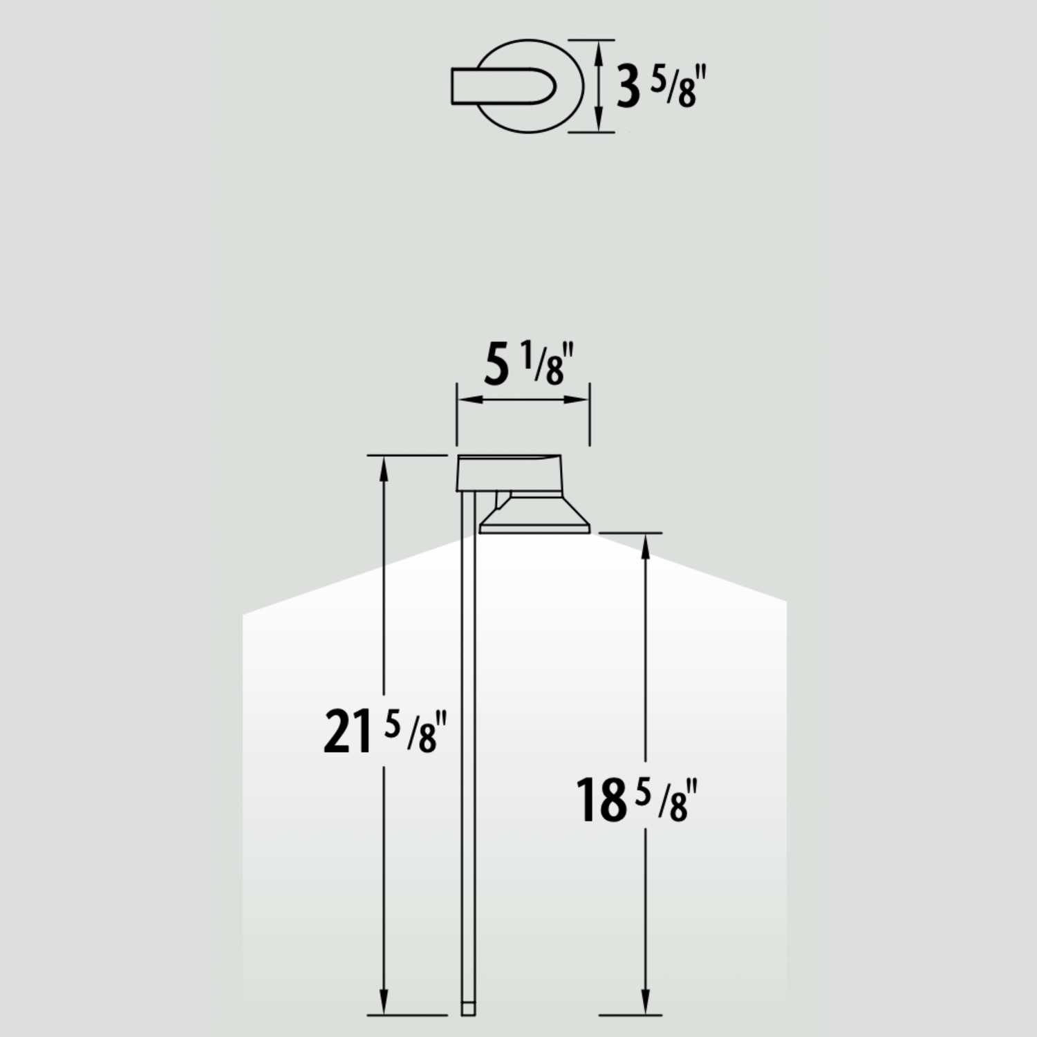Luminaire paysager pour allées - 0111