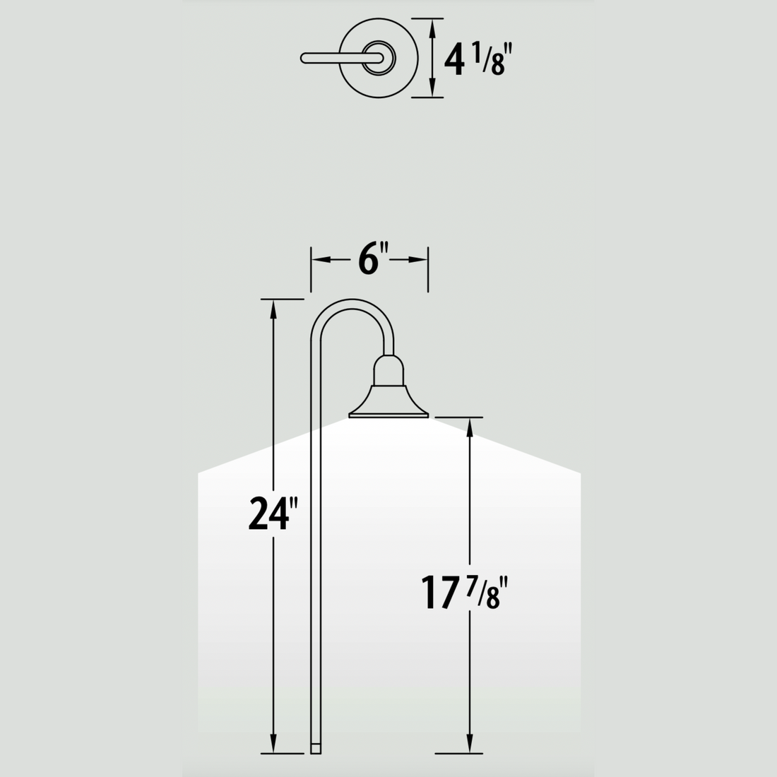 Luminaire paysager pour allées - 0112