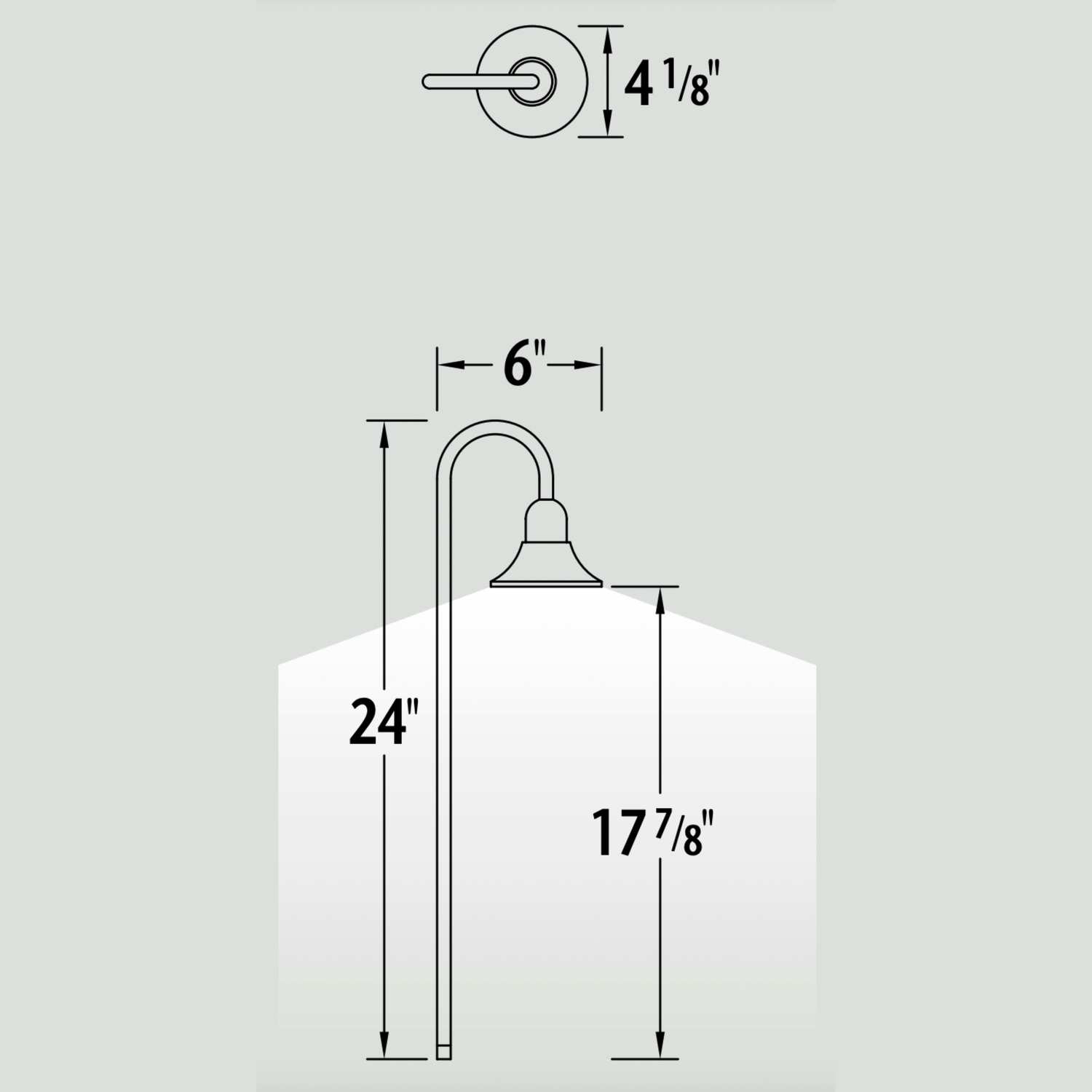 Luminaire paysager pour allées - 0112