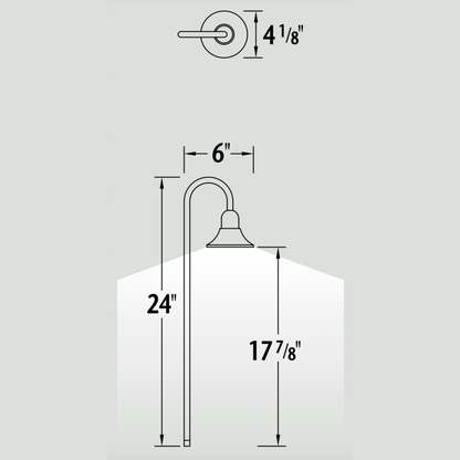 Luminaire paysager pour allées - 0112