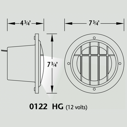 Luminaire paysagé pour enfouissement - 0122