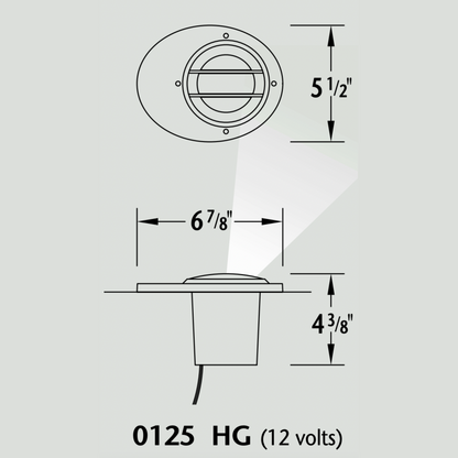 Luminaire paysager pour enfouissement - 0125