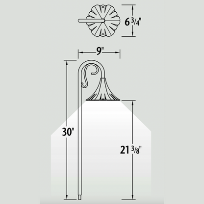 Luminaire paysager pour allées - 0220