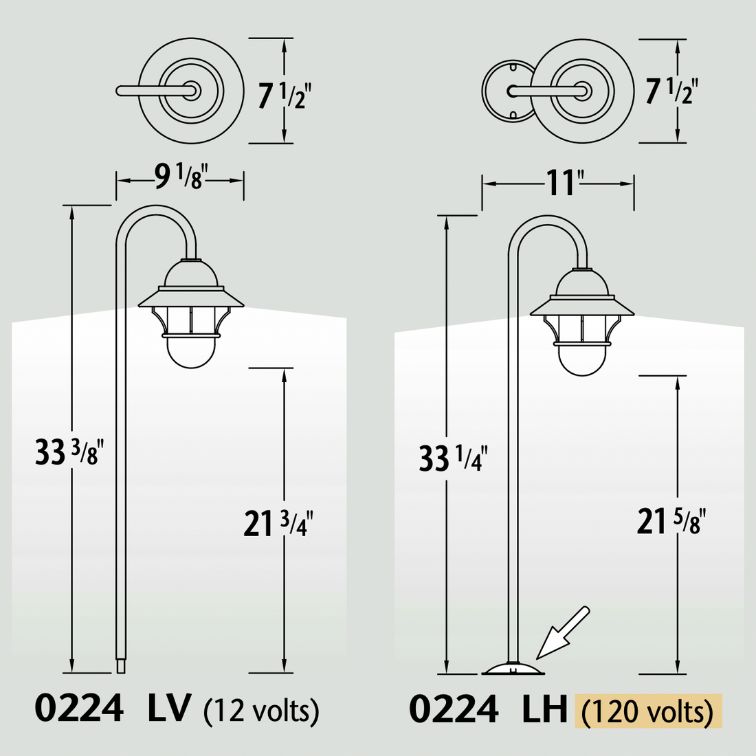 Luminaire paysager pour allées - San Francisco 0224