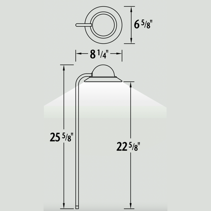 Luminaire paysager pour allées - 0603