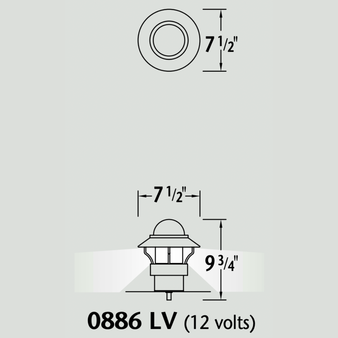 Luminaire paysager de sol - 0886