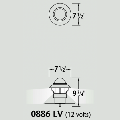 Luminaire paysager de sol - 0886