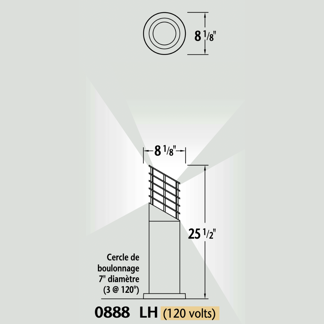 Luminaire paysager - Bollards - 0888