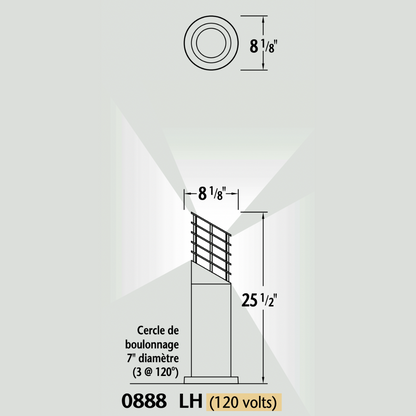 Luminaire paysager - Bollards - 0888