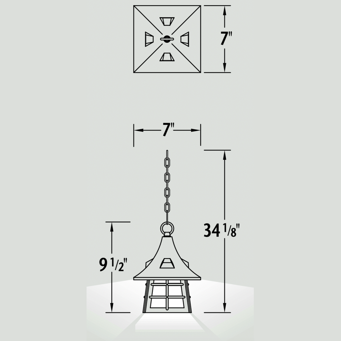 Luminaire paysager suspendu - Osaka 0936