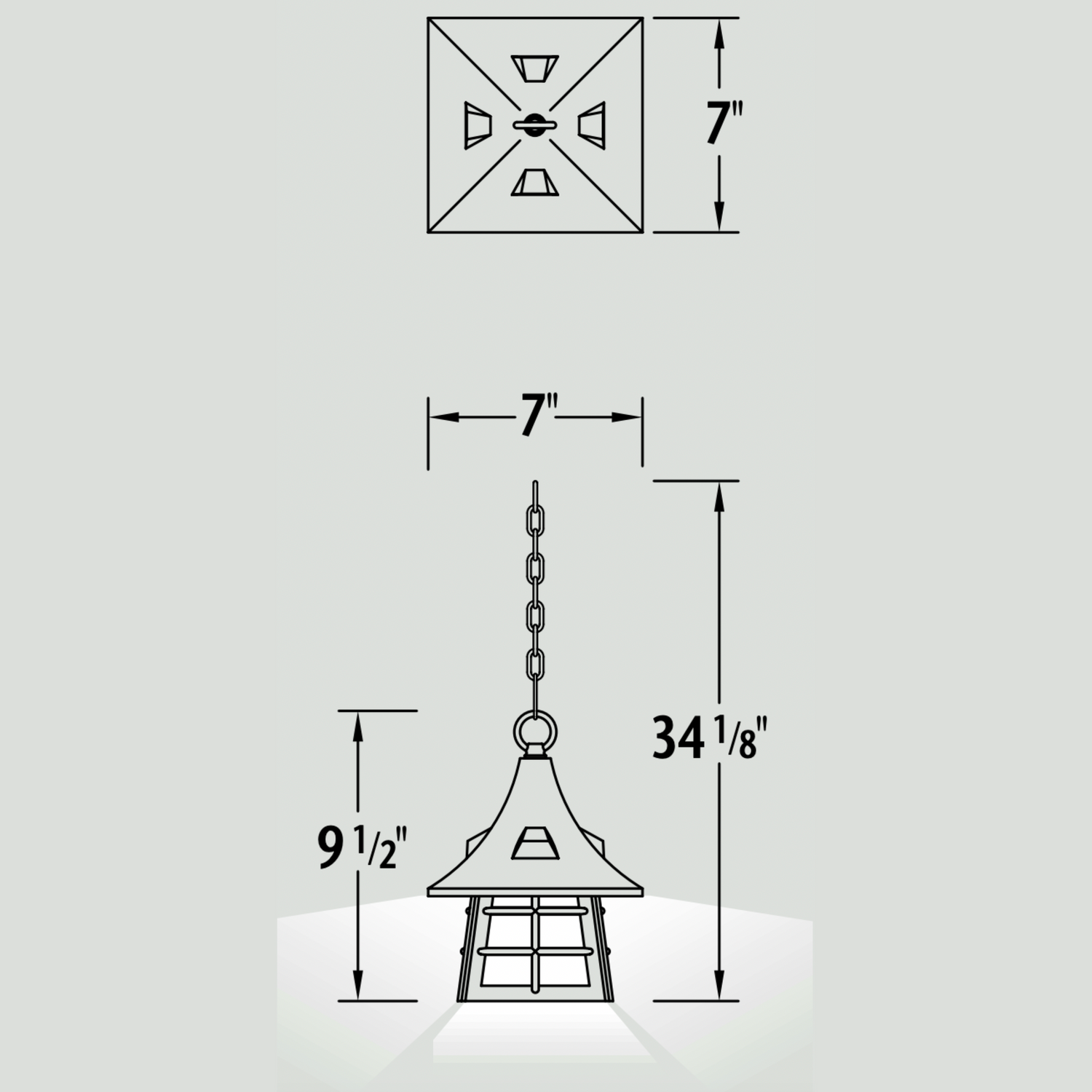 Luminaire paysager suspendu - Osaka 0936