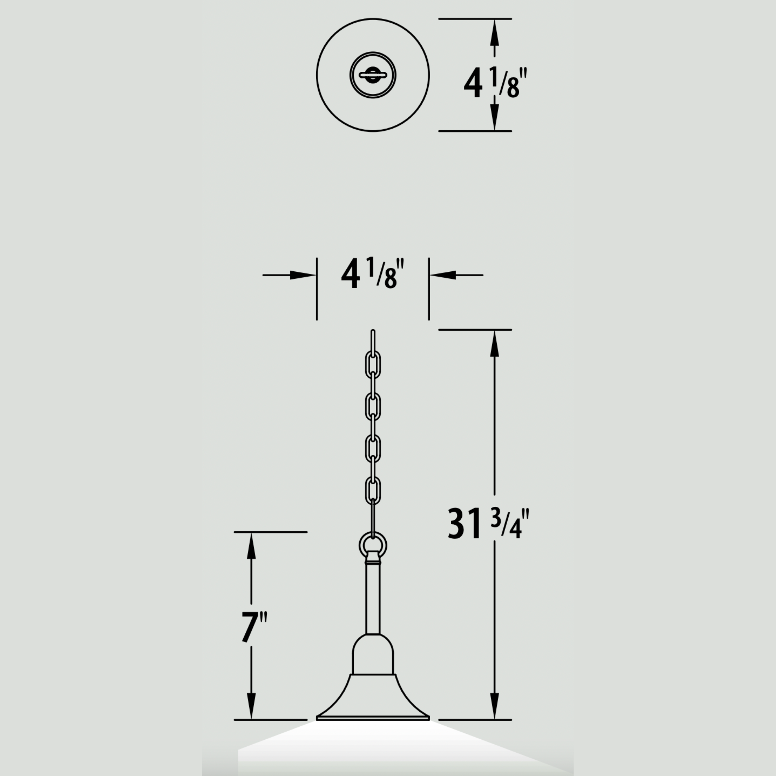 Luminaire paysager suspendu - 0946