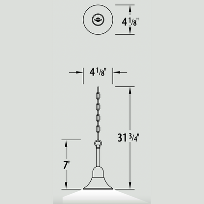 Luminaire paysager suspendu - 0946