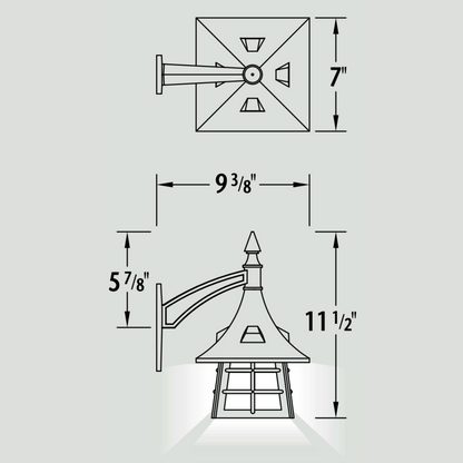 Luminaire mural pour terrasses - Osaka 0966