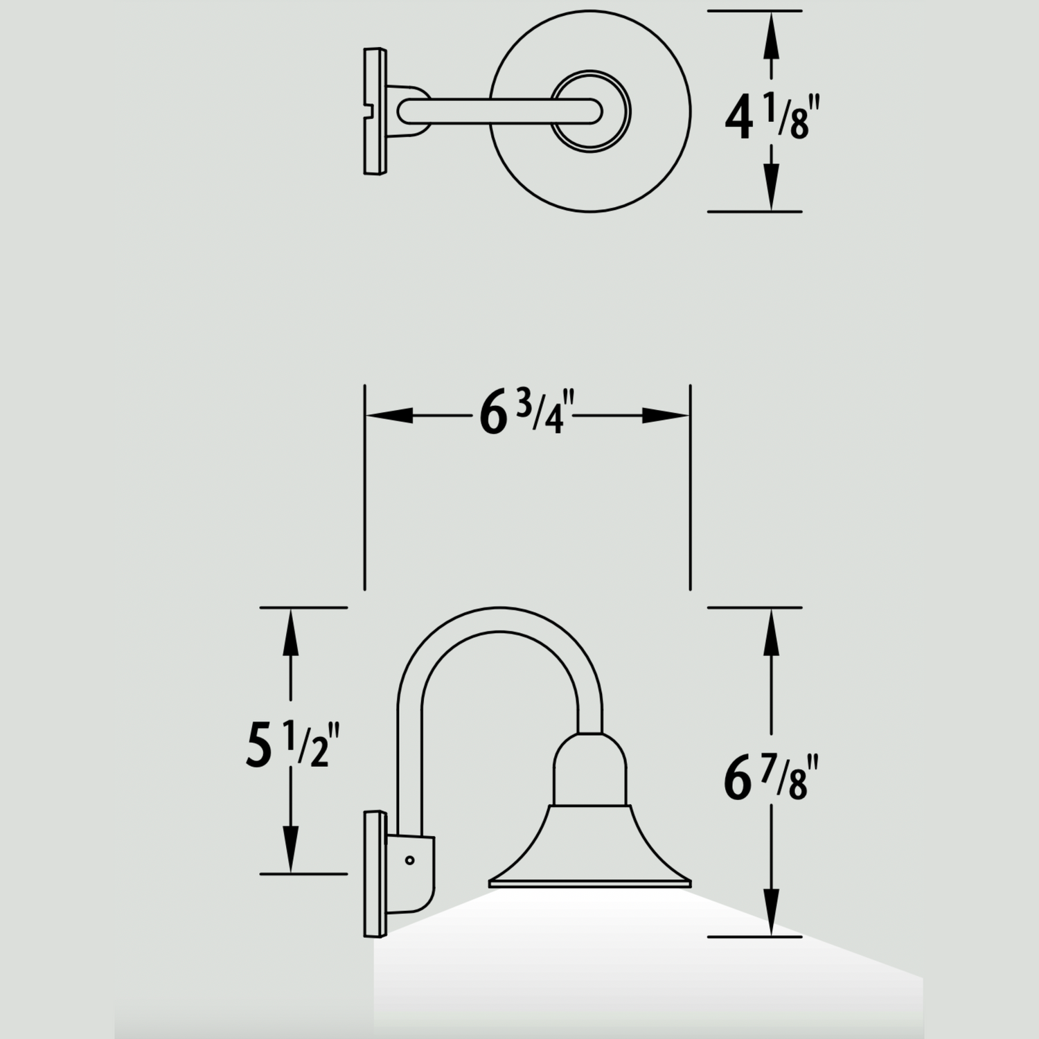 Luminaire mural pour terrasses - 0977