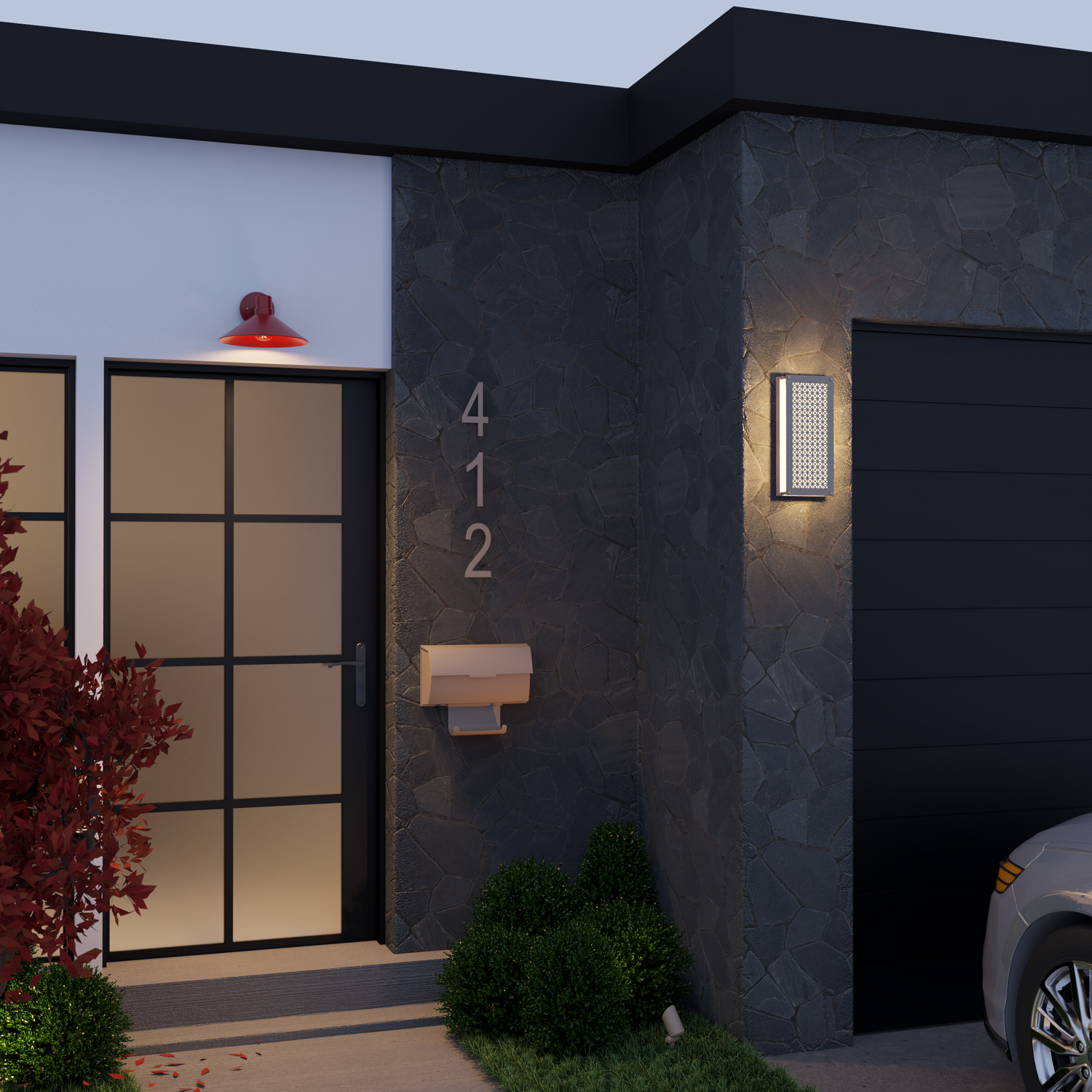 Oxford - Boîte aux lettres horizontale avec support à journaux - 1797