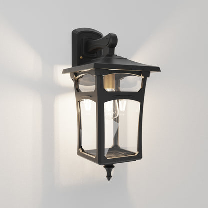 Lincoln - Luminaire mural extérieur montage vers le bas fond fermé format moyen - 20495