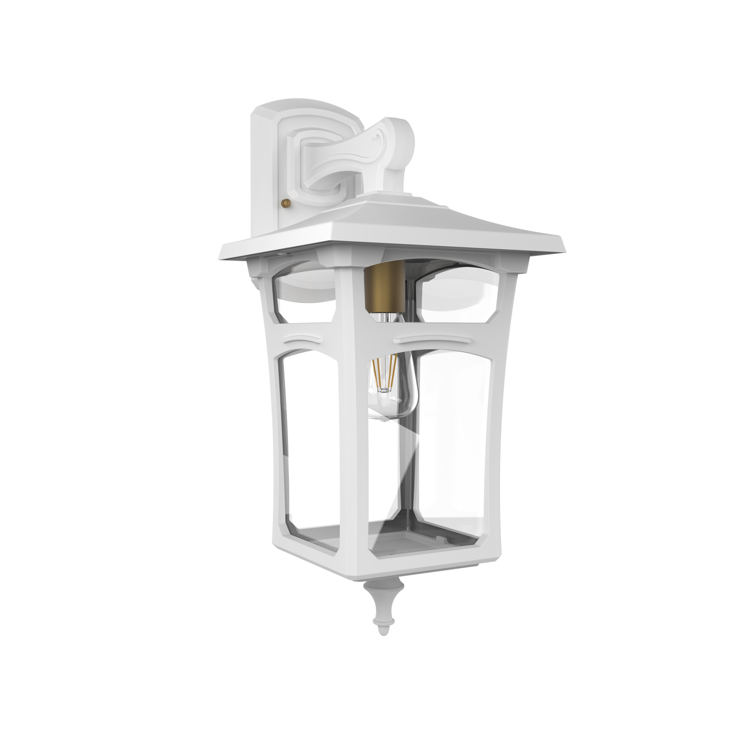 Lincoln - Luminaire mural extérieur montage vers le bas fond fermé format moyen - 20495