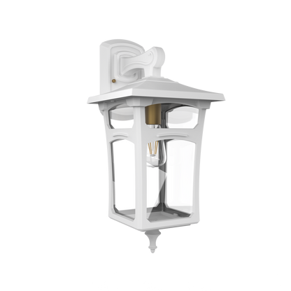 Lincoln - Luminaire mural extérieur montage vers le bas fond fermé format moyen - 20495