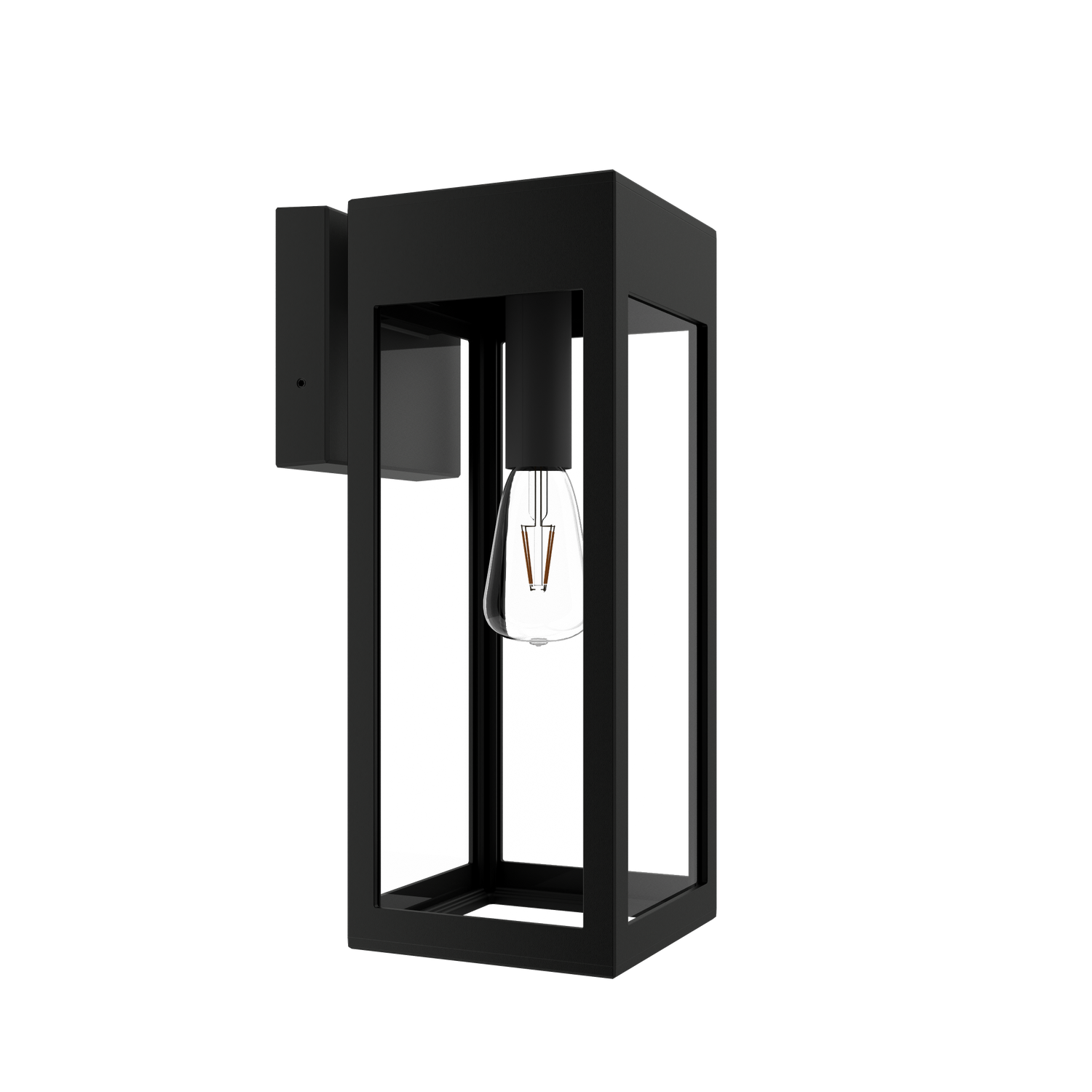 Stockholm • Luminaire mural extérieur montage vers le bas fond ouvert format moyen [21621]