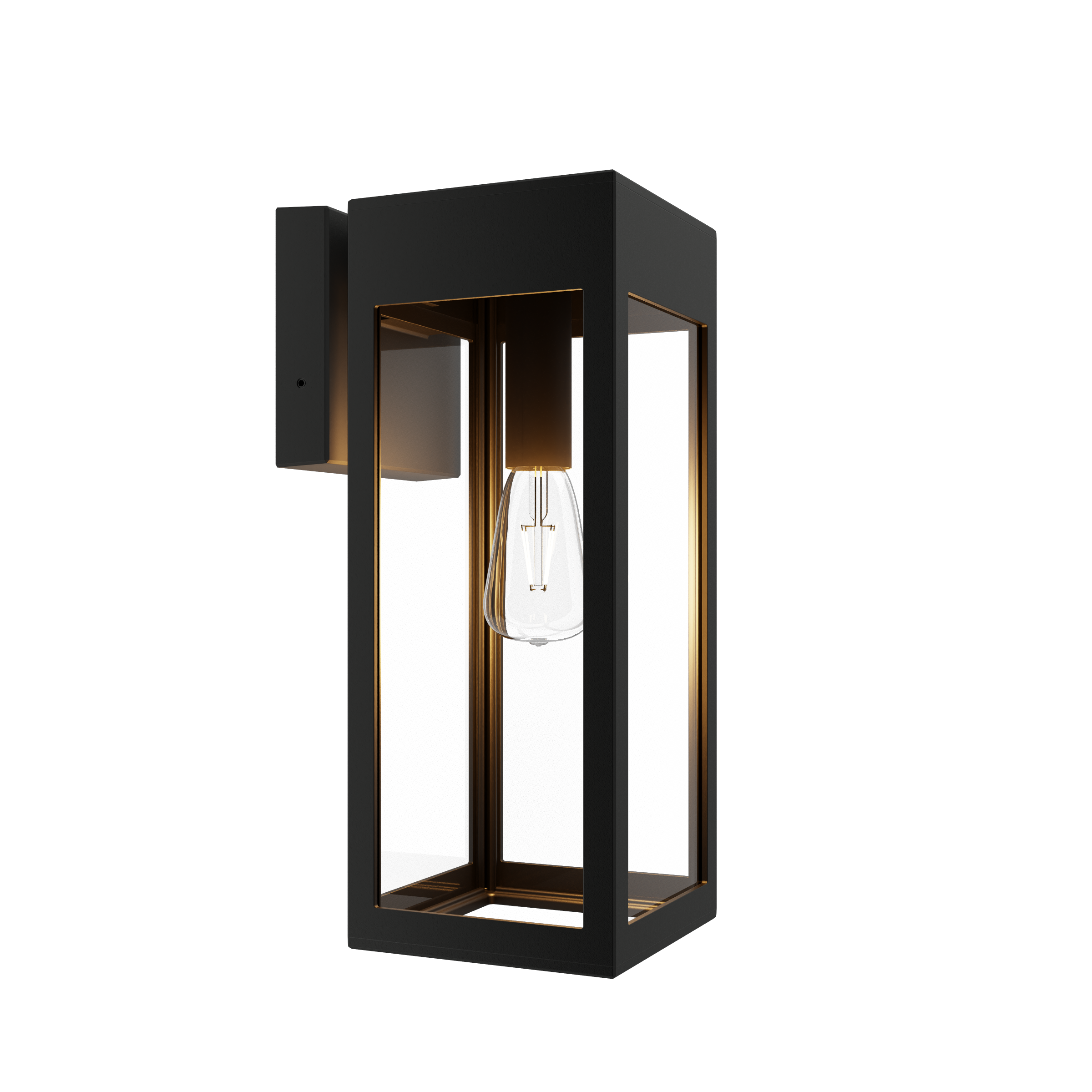 Stockholm • Luminaire mural extérieur montage vers le bas fond ouvert format moyen [21621]