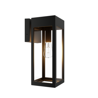 Stockholm • Luminaire mural extérieur montage vers le bas fond ouvert format moyen [21621]