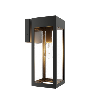 Stockholm • Luminaire mural extérieur montage vers le bas fond ouvert format moyen [21621]