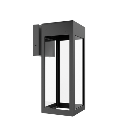 Stockholm • Luminaire mural extérieur montage vers le bas fond ouvert format moyen [21621]