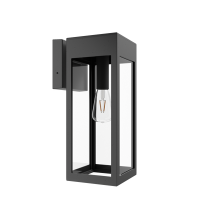 Stockholm • Luminaire mural extérieur montage vers le bas fond ouvert format moyen [21621]