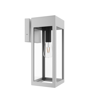 Stockholm • Luminaire mural extérieur montage vers le bas fond ouvert format moyen [21621]