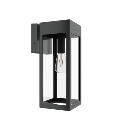 Stockholm • Luminaire mural extérieur montage vers le bas fond ouvert format moyen [21621]