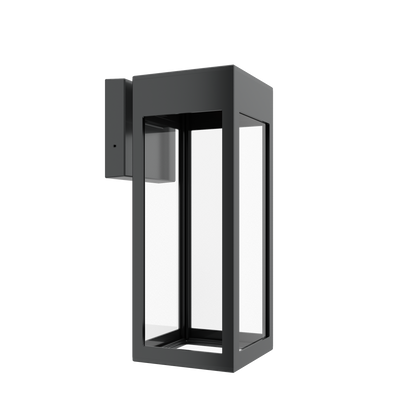 Stockholm • Luminaire mural extérieur montage vers le bas fond ouvert format moyen [21621]