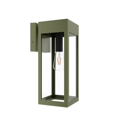 Stockholm • Luminaire mural extérieur montage vers le bas fond ouvert format moyen [21621]