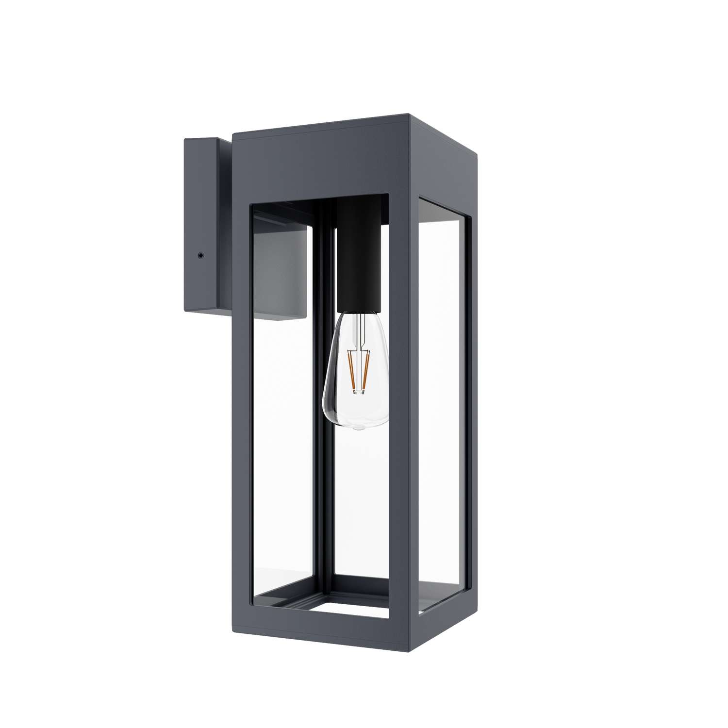 Stockholm • Luminaire mural extérieur montage vers le bas fond ouvert format moyen [21621]