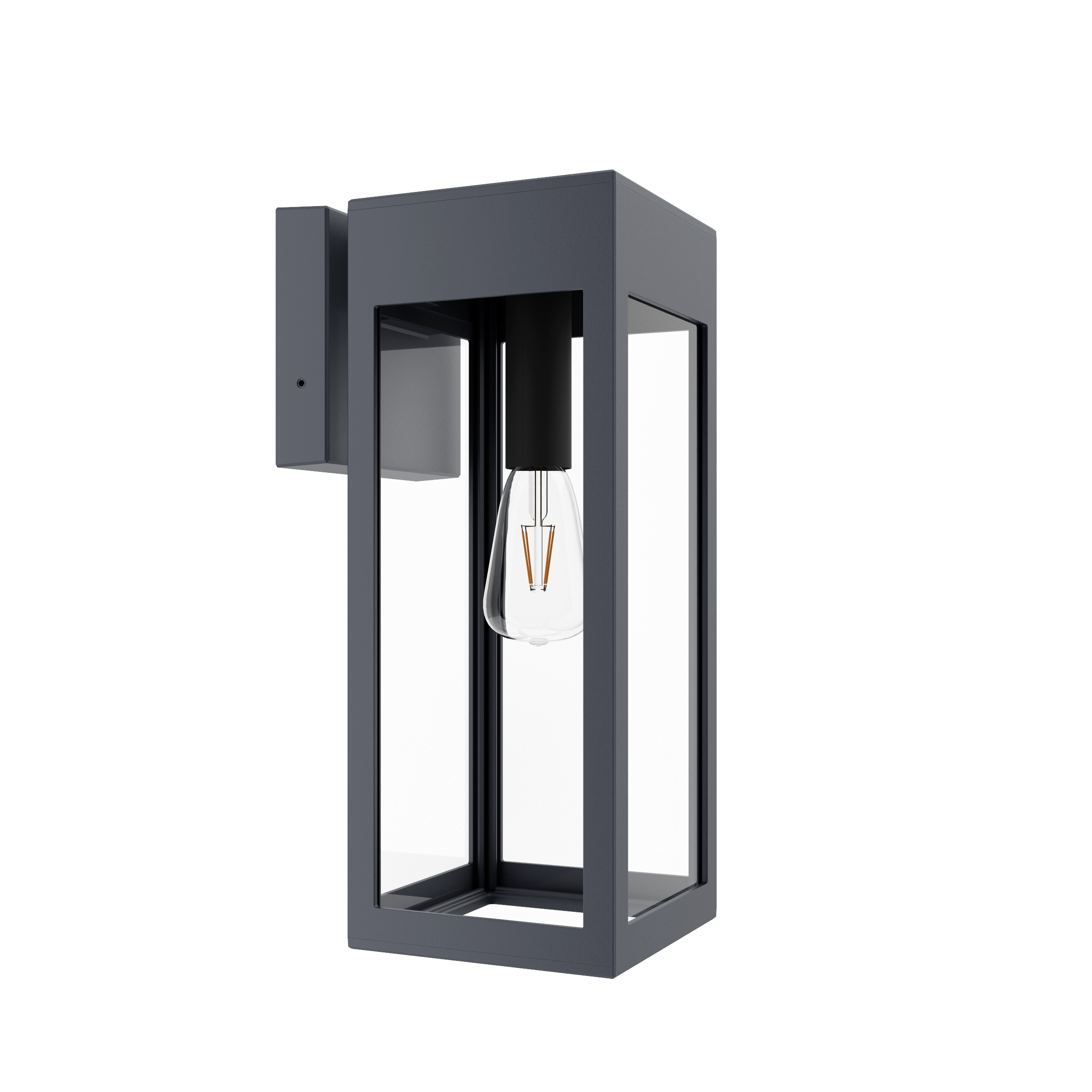 Stockholm • Luminaire mural extérieur montage vers le bas fond ouvert format moyen [21621]