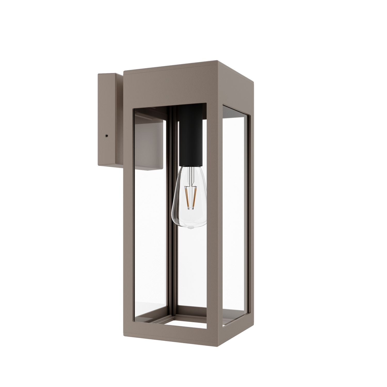 Stockholm • Luminaire mural extérieur montage vers le bas fond ouvert format moyen [21621]