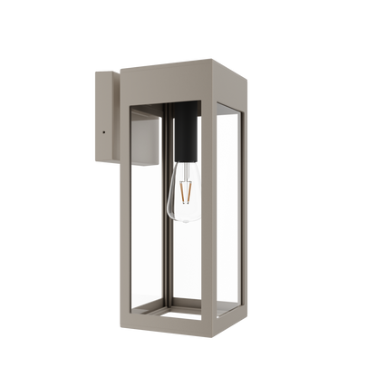 Stockholm • Luminaire mural extérieur montage vers le bas fond ouvert format moyen [21621]