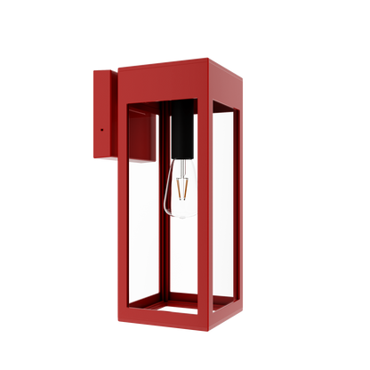 Stockholm • Luminaire mural extérieur montage vers le bas fond ouvert format moyen [21621]