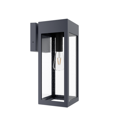 Stockholm • Luminaire mural extérieur montage vers le bas fond ouvert format moyen [21621]