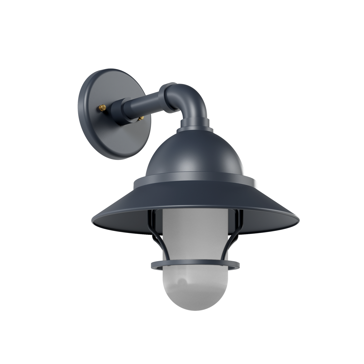 San Francisco - Luminaire mural extérieur montage vers le bas avec globe et grille format moyen - 22221