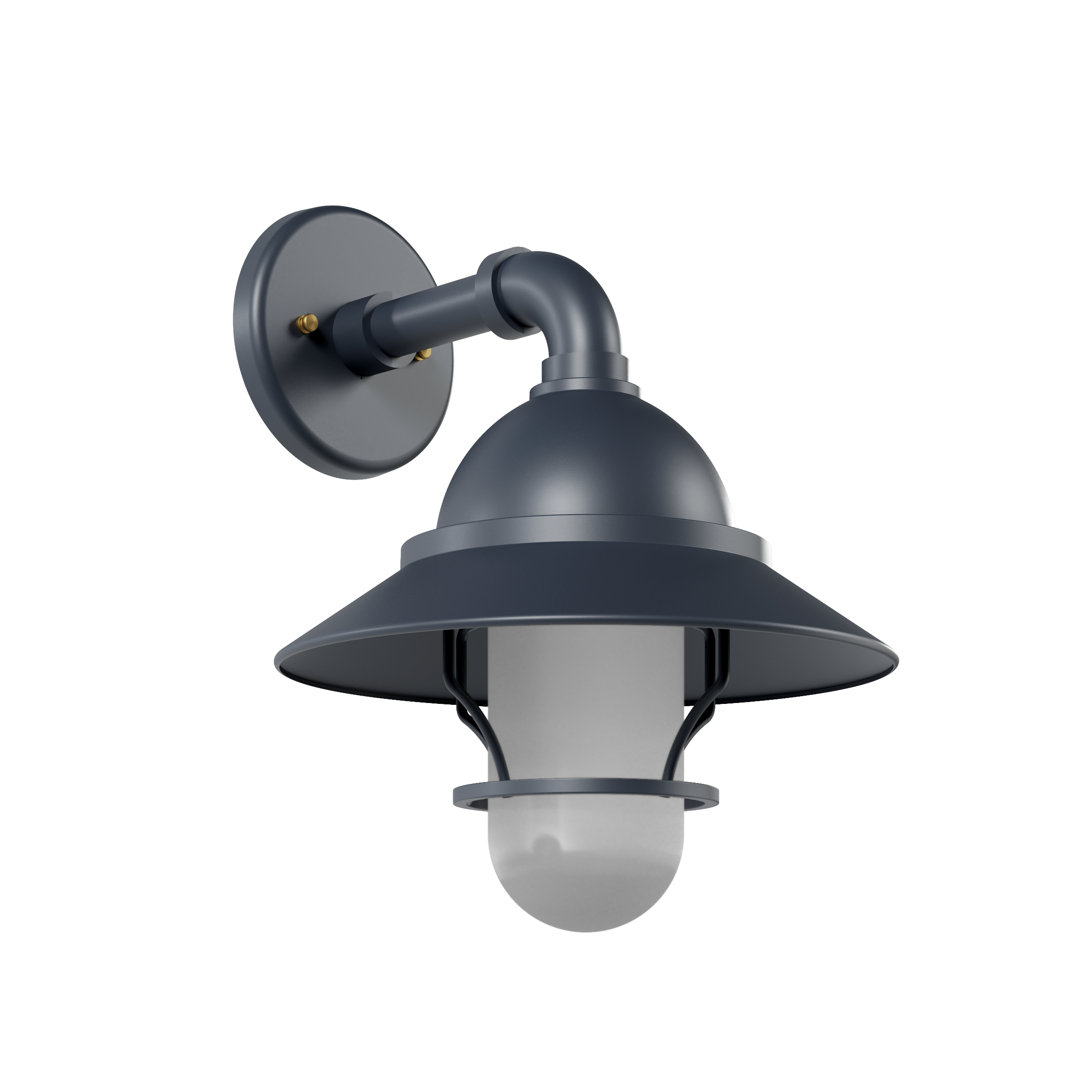 San Francisco - Luminaire mural extérieur montage vers le bas avec globe et grille format moyen - 22221