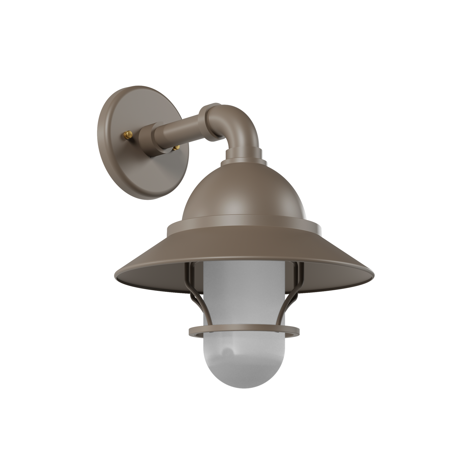 San Francisco - Luminaire mural extérieur montage vers le bas avec globe et grille format moyen - 22221