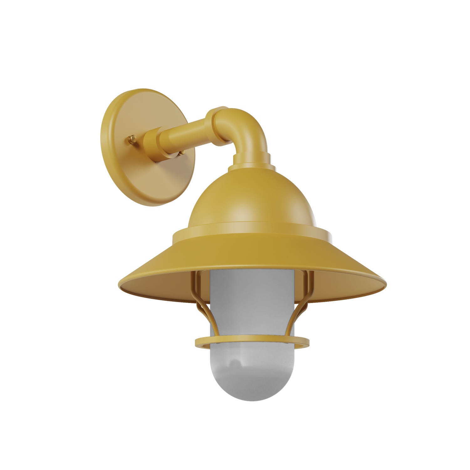 San Francisco - Luminaire mural extérieur montage vers le bas avec globe et grille format moyen - 22221