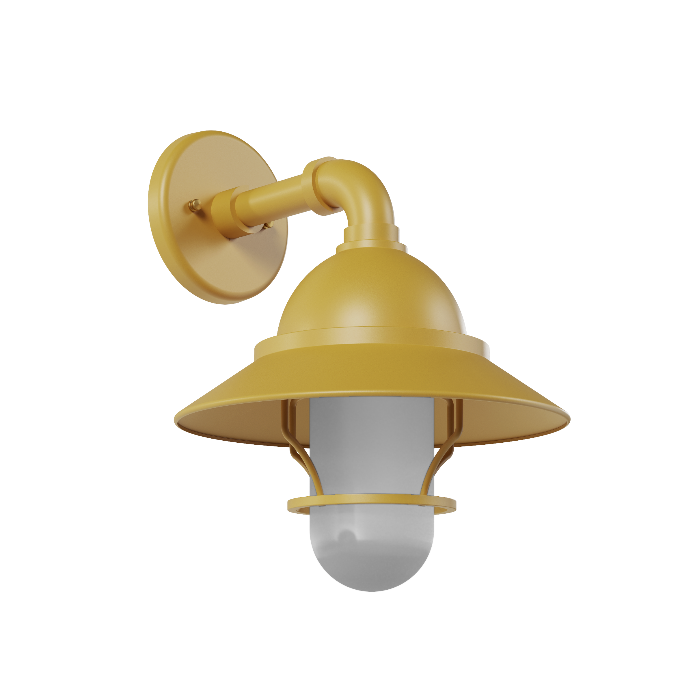 San Francisco - Luminaire mural extérieur montage vers le bas avec globe et grille format moyen - 22221