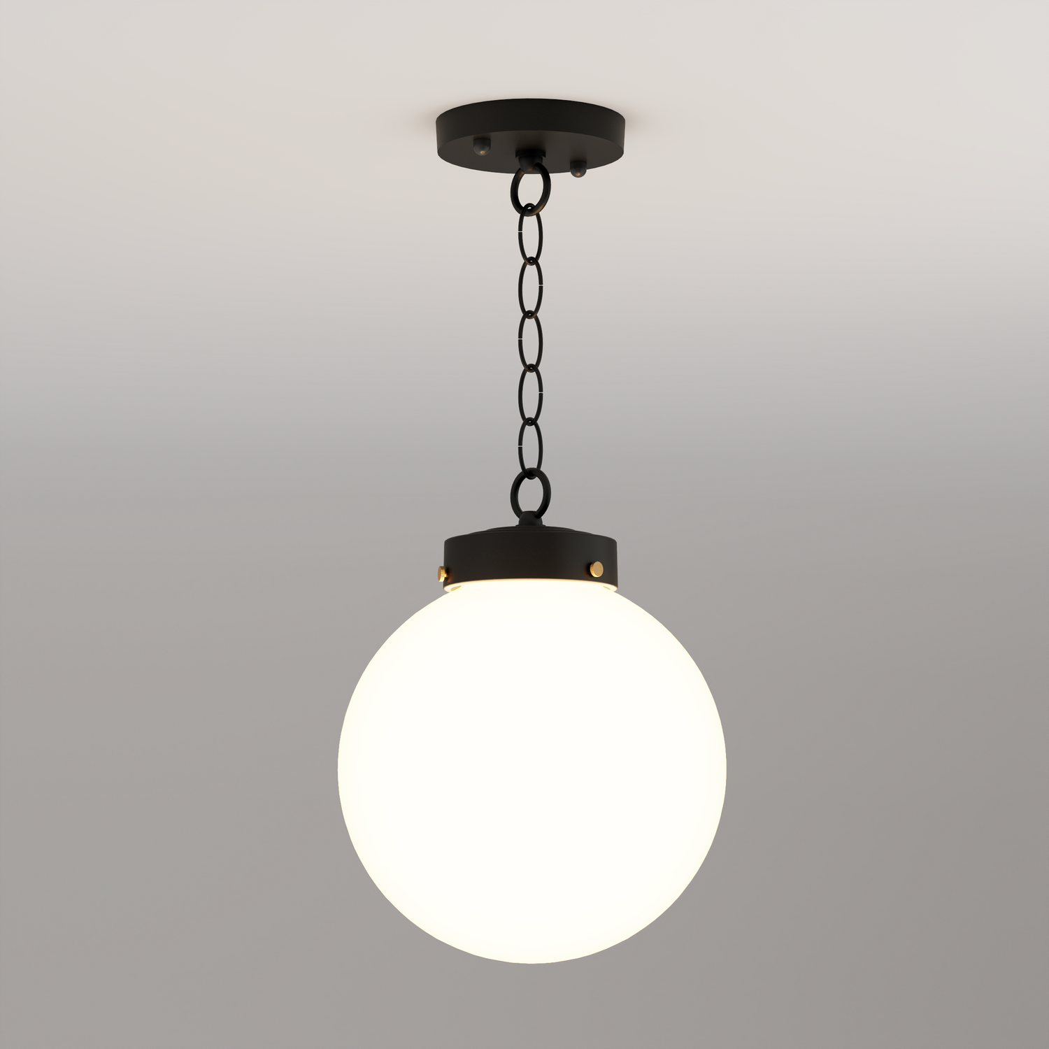 Key West - Montage au plafond avec chaîne format moyen - 23050