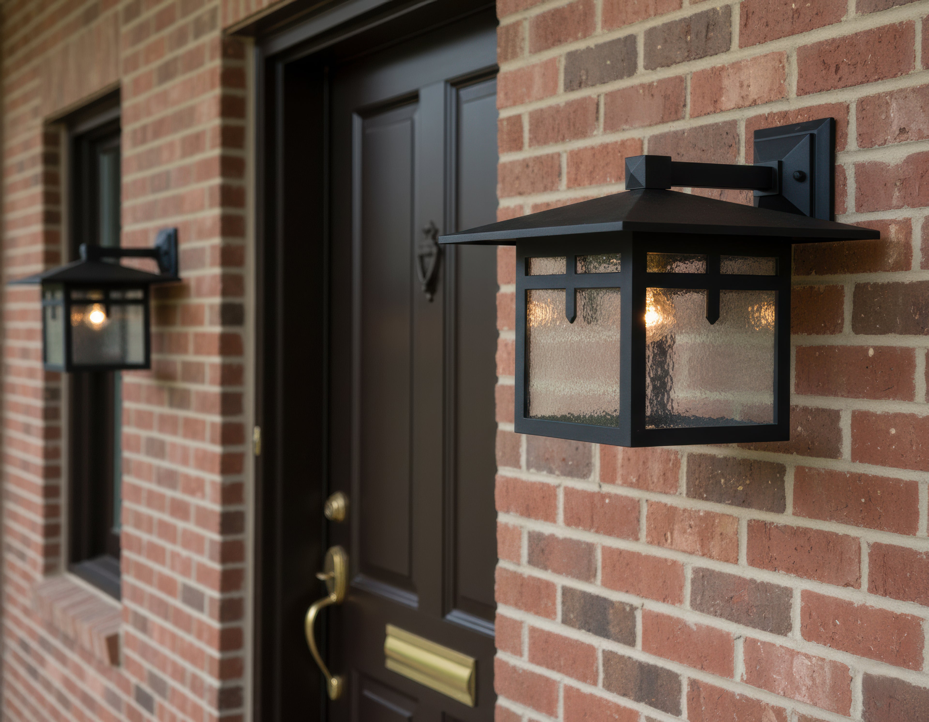 Glasgow - Luminaire mural extérieur montage vers le bas fond ouvert format moyen - 28864