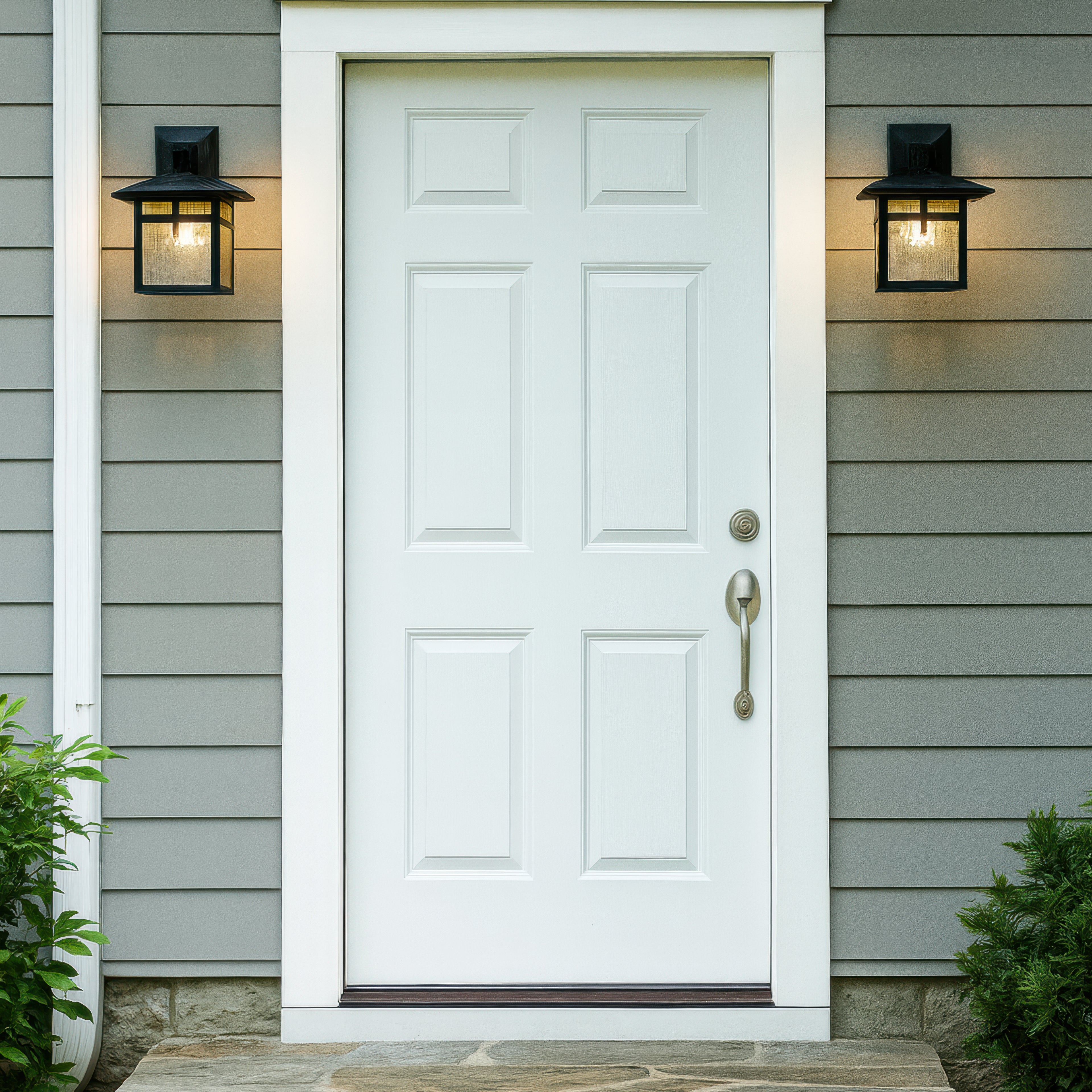 Glasgow - Luminaire mural extérieur montage vers le bas fond ouvert format moyen - 28864