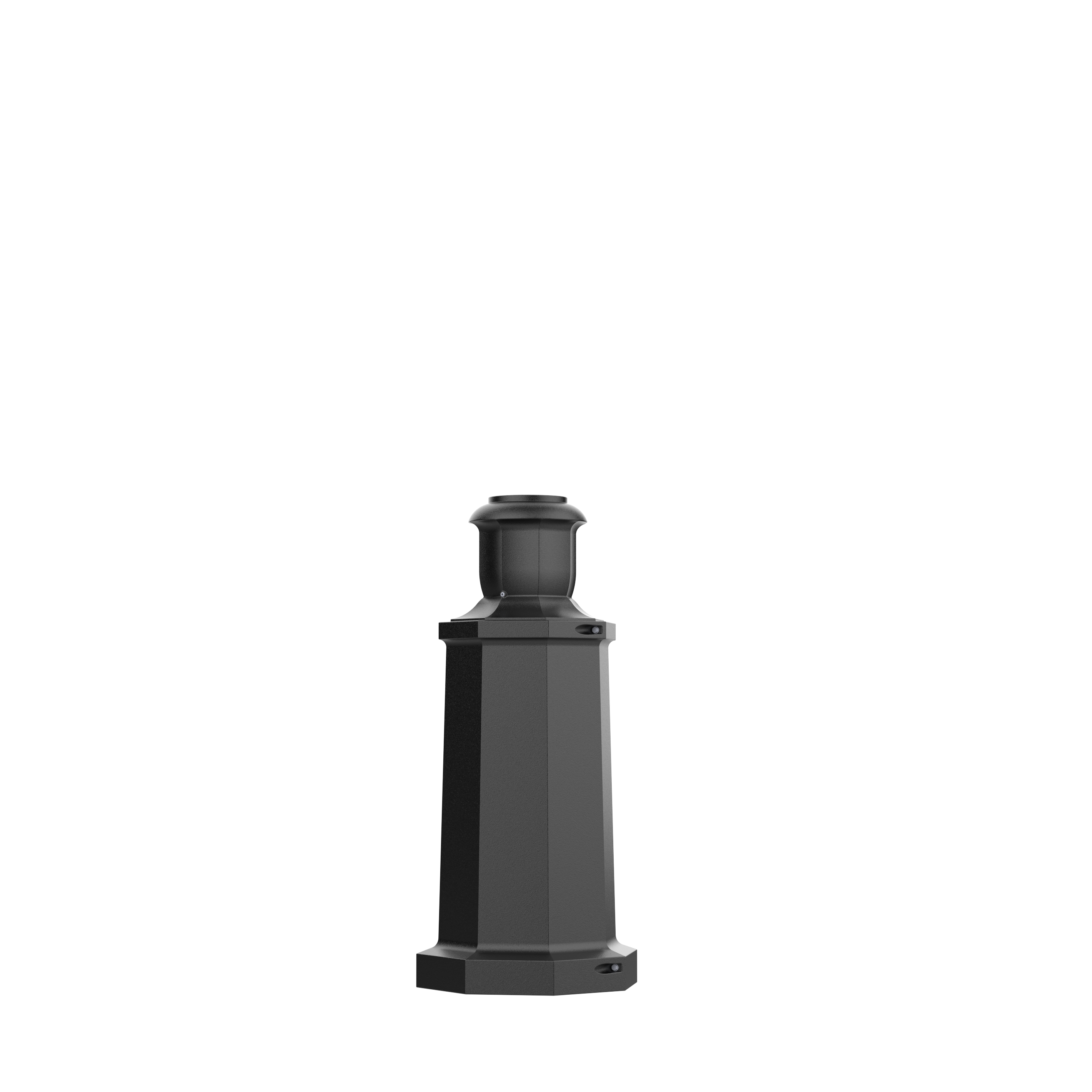 Commercial - Couvre-base de type D pour poteau de 4" de diamètre [BCD4R]