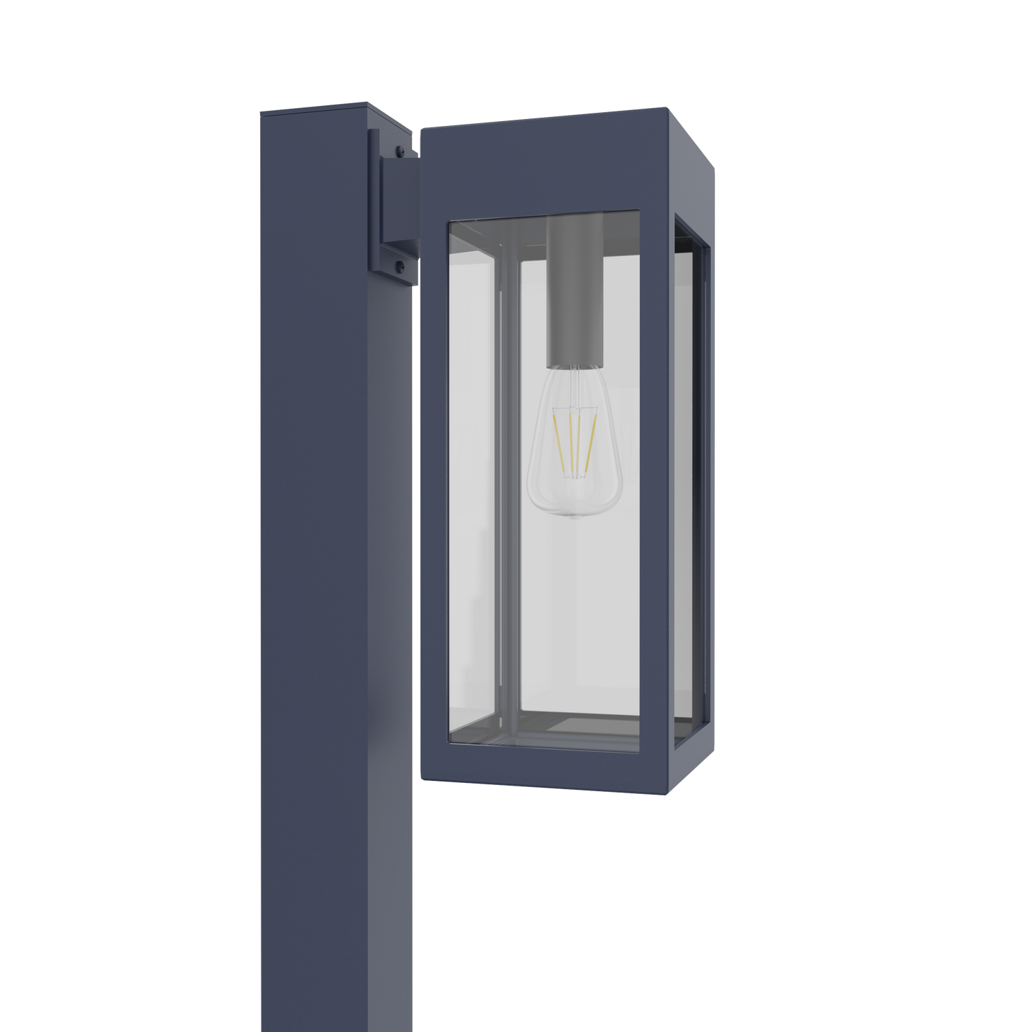 Stockholm • Luminaire pour poteau extérieur montage vers le bas fond ouvert format moyen [21636]