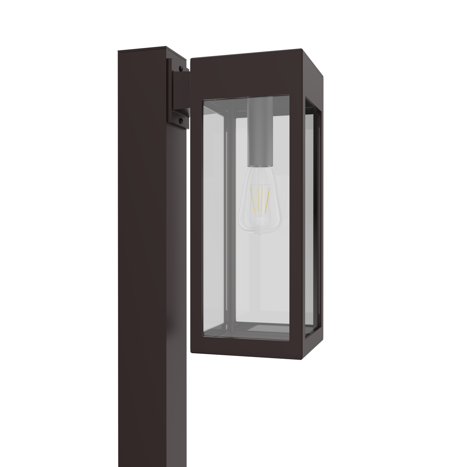 Stockholm • Luminaire pour poteau extérieur montage vers le bas fond ouvert format moyen [21636]